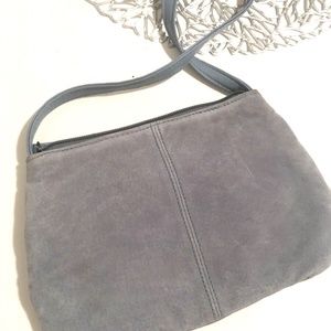 🌱 4/$100!  Authentic Suede Leather Wristlet Clutch Messenger Evening bag Purse